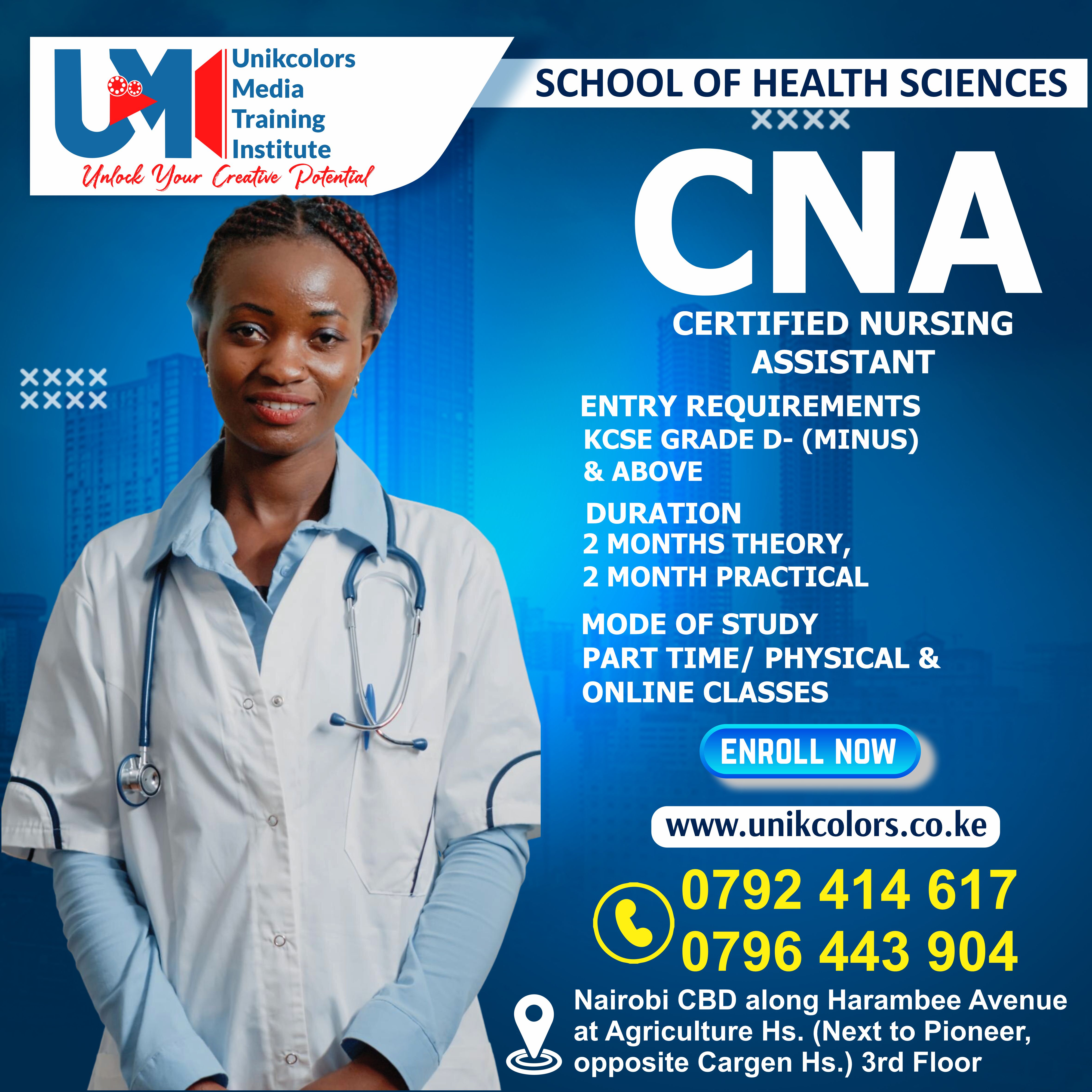 CERTIFIED NURSING ASSISTANT - CARE GIVER COURSE